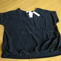 大きいサイズ3L前シフォンカットソー