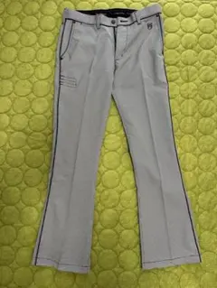 EDWIN GOLFストライプパンツ Mサイズ グレー
