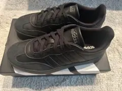 adidas ブラック スニーカー BarredaU 255 JR1321