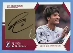 2025 ファジアーノ岡山 直筆サインカード 立田悠悟