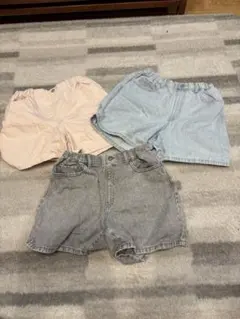 UNIQLO 半ズボン 3点セット 160