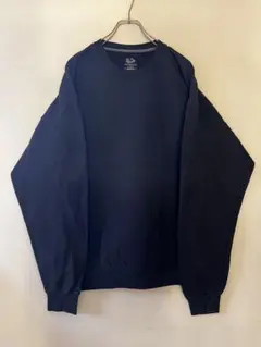 No.5497 【FRUIT OF THE LOOM】無地スウェット 黒 XL