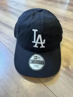 New Era 9TWENTY LA ブラック キャップ 子供用