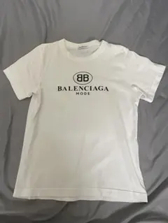 9月限定セール完売品メルカリ最安値BALENCIAGA ロゴ Tシャツ ホワイト BALENCIAGA ロゴTシャツ - メルカリ