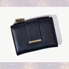이중 지갑 블랙 신품 미사용 여성 지갑 지갑 여성 접는 지갑