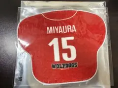 ウルフドッグス名古屋 高梨健太 オーセンティックユニフォーム 黒
