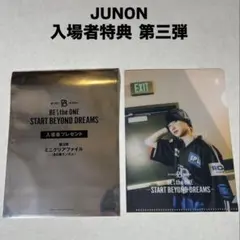 JUNON 入場者特典　第三弾クリアファイル