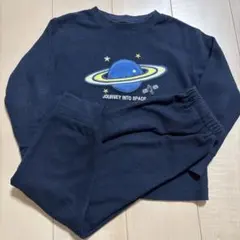 フリースラウンジセット(長袖&ロングパンツ)(プラネット) 120サイズ