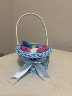 リングピロー 造花付き