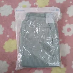 【新品】GU ベビー サマナルパンツ 80 水色 秋冬