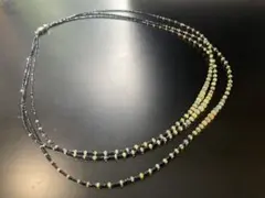 エチオピアオパール シルバー 3連 ロングネックレス - メルカリ