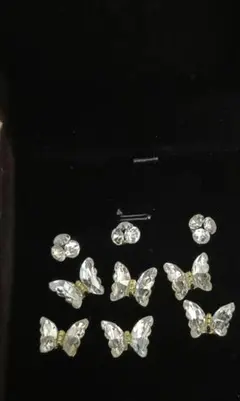 蝶デザイン等ネイルパーツまとめ売り
