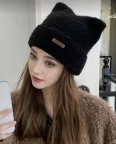 猫耳帽子 ニット帽