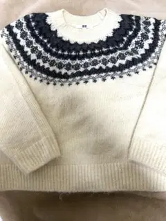 UNIQLO ノルディック柄 セーター ニット M 冬物 人気