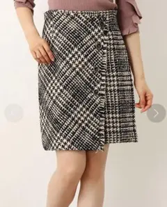 アプワイザーリッシェ Apuweiser-riche＊変形グレンチェックスカート