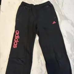 adidas ブラック ジャージパンツ 160