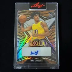 Max Christie Leaf Exotic /15 RC Auto サイン