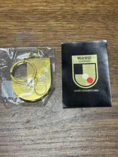 鹿島アントラーズチャンピオンステッカー　& 金Jキーホルダー　セット