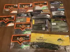 バス釣り ワーム まとめ売りセット ジャッカル OSP reins ゲーリー