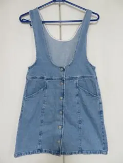 GU　ジャンパースカート　サロペットスカート　150㎝　美品　デニムスカート