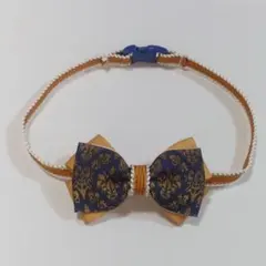 犬用チョーカー　リボン　ハンドメイド
