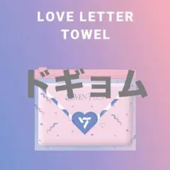 SEVENTEEN LOVE レタータオル ドギョム