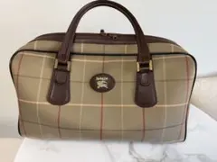 Burberrys チェック柄 ボストンバッグ 中型