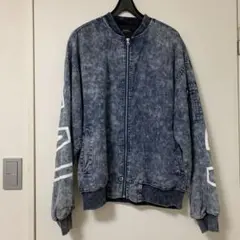 美品　BENO オーバーサイズ　ケミカル　ジャンパー　バックプリント