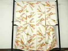着物■豪華振袖　扇面枝梅文　暈し染め　金彩　正絹　逸品
