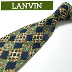 LANVIN / ランバン☆ヴィンテージ☆シルク☆ネクタイ☆レギュラータイ