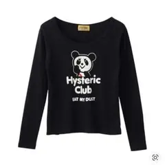 HYSTERIC GLAMOUR ヒスガール 長袖 カットソー ブラック - メルカリ