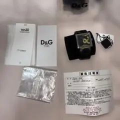 D&G スクエアフェイス 腕時計 ブラックのサムネイル