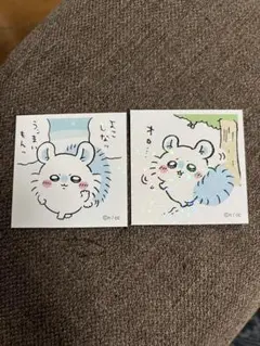 ちいかわ モモンガ　ホログラムステッカー 2枚セット　シール