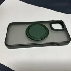 ダークグリーン マグネット式 iPhone14ケース