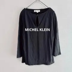 MICHEL KLEIN/スーツ インナー トップス/7分袖/黒/38/3379