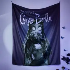 コープスブライド タペストリー 壁掛け ポスター 水洗い可能 壁掛け用のピン付き