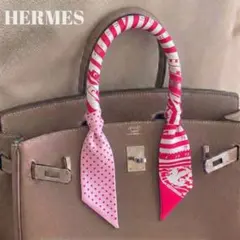 極美品】エルメス ツイリー ドレブックル Do Re Boucles グリーン
