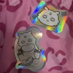 即日発送　ちいかわ　あの子　キャラカットステッカーガム　シール　2枚セット