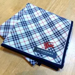 【最終値下げ】BURBERRY バーバリー ハンカチ チェック柄 綿100％