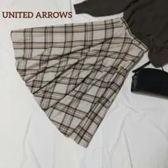 ユナイテッドアローズ チェック フレア スカート