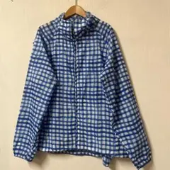 美品 MARNI UNIQLO コラボ ポケッタブルパーカー ブルー Lサイズ
