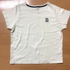 she said that ニコアンド　半袖 Tシャツのサムネイル