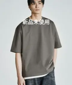 WYM LIDNM COOL DRY DENSE TEE アッシュブラウン　Sのサムネイル