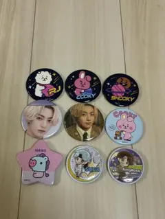 BTS BT21・TinyTAN 缶バッチ