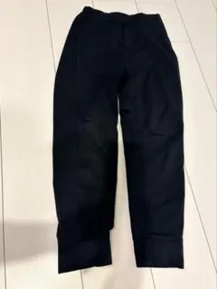 UNIQLO キッズ ロングパンツ ブラック 140cmのサムネイル