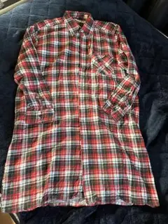 チェックシャツ　ネルシャツ　古着