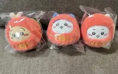 ちいかわ だるまになっちゃった！ころりん起き上がりこぼし ぬいぐるみ 3点セット