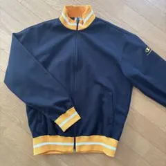 Champion トラックジャケット ブラック　イエローのサムネイル