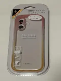 iPhone16ケース☆背面クリア☆グラデーション