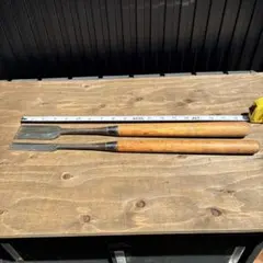 【希少・昭和レトロ】ビンテージ 木製スキー板 2本セット 古道具 店舗什器古民具 希少・昭和レトロ】ビンテージ 木製スキー板 2本セット 古道具 店舗